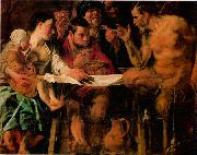 JORDAENS, Jacob St Charles Cares for the Plague Victims of Milan s oil on canvas